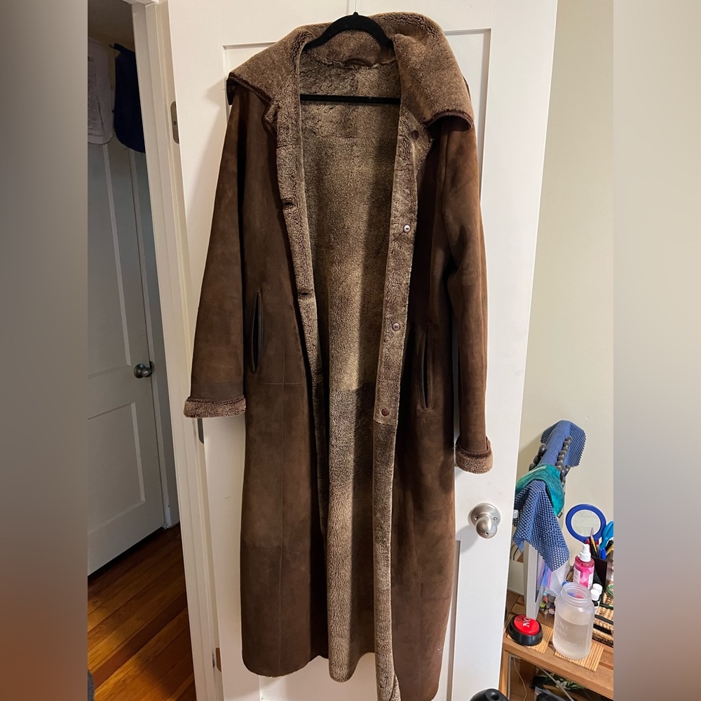 Women’s vintage dressy long suede cost.